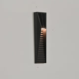 Modern Black Solar Wall Light – Slim Sconce for Fence