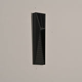 Modern Black Solar Wall Light – Slim Sconce for Fence