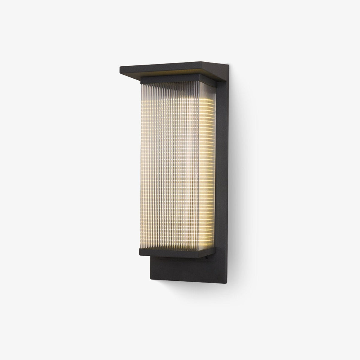 Modern Black Box Wall Light – Outdoor Sconce for Porch
