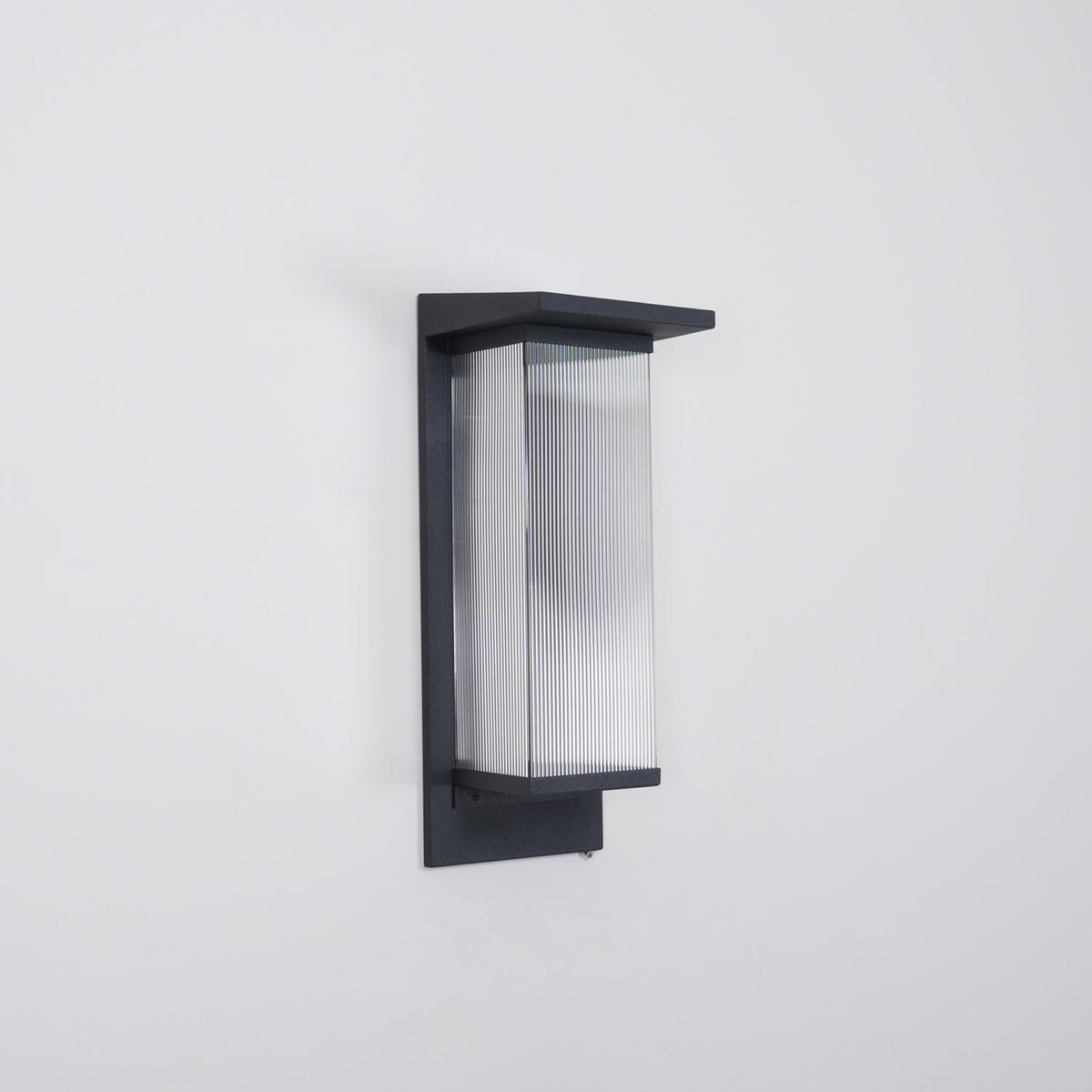 Modern Black Box Wall Light – Outdoor Sconce for Porch