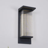 Modern Black Box Wall Light – Outdoor Sconce for Porch