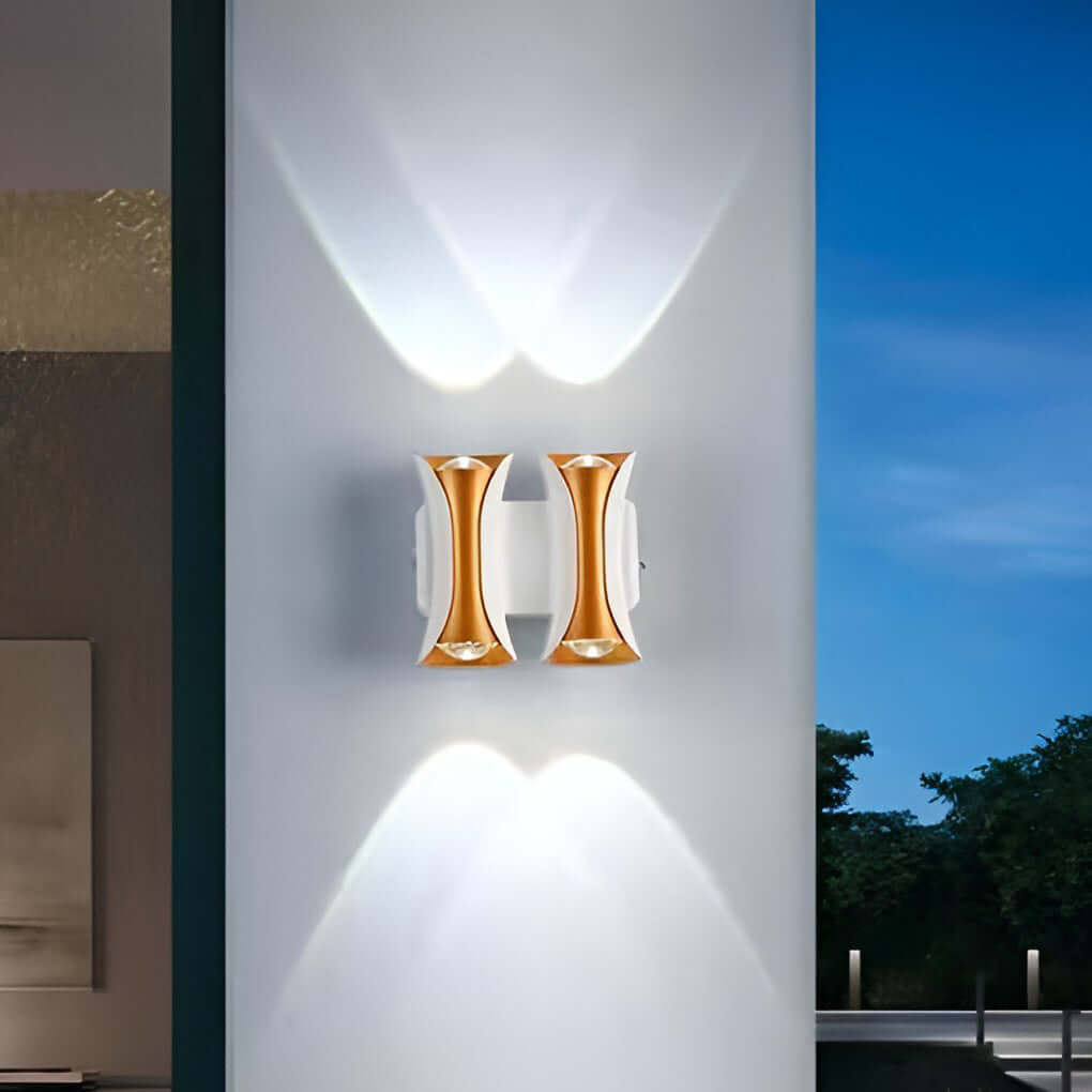 Modern Glass Wall Sconce – Multi Head Up Down for Corridors