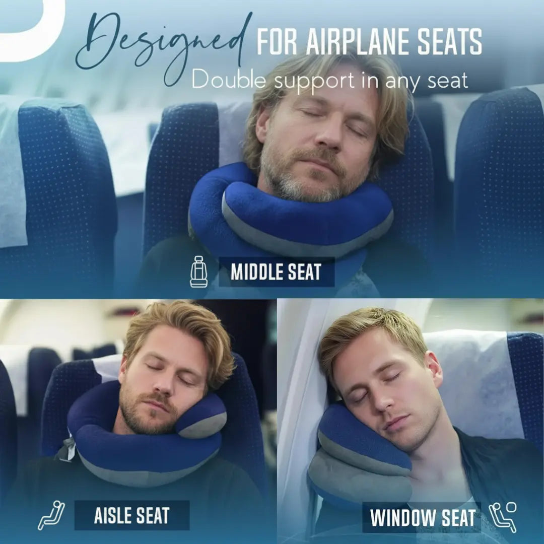 Fenoss® Travel Pillow – Double Support