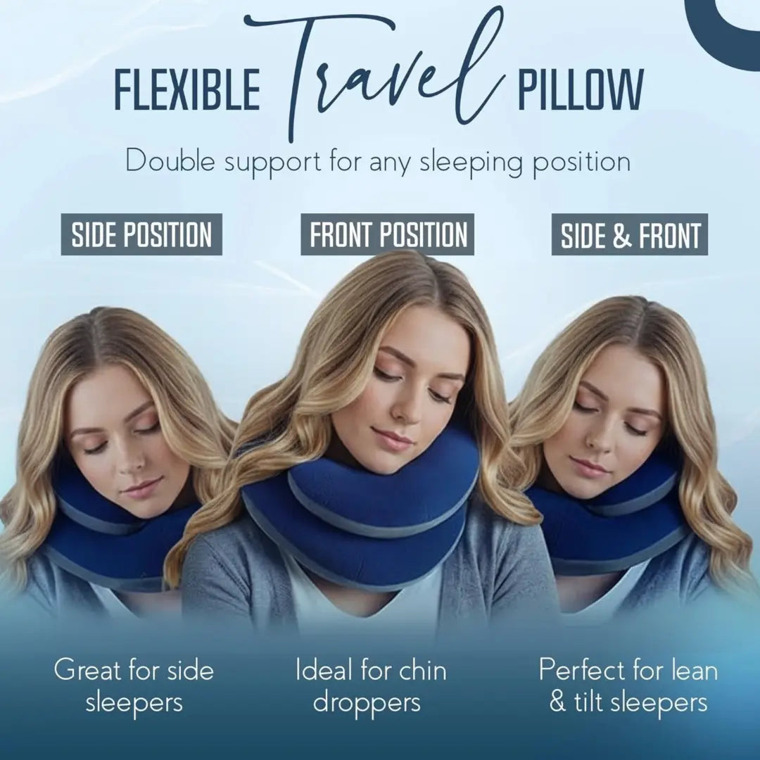 Fenoss® Travel Pillow – Double Support