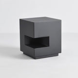 Modern Black Square Post Light – Solar Cube Light for Fence