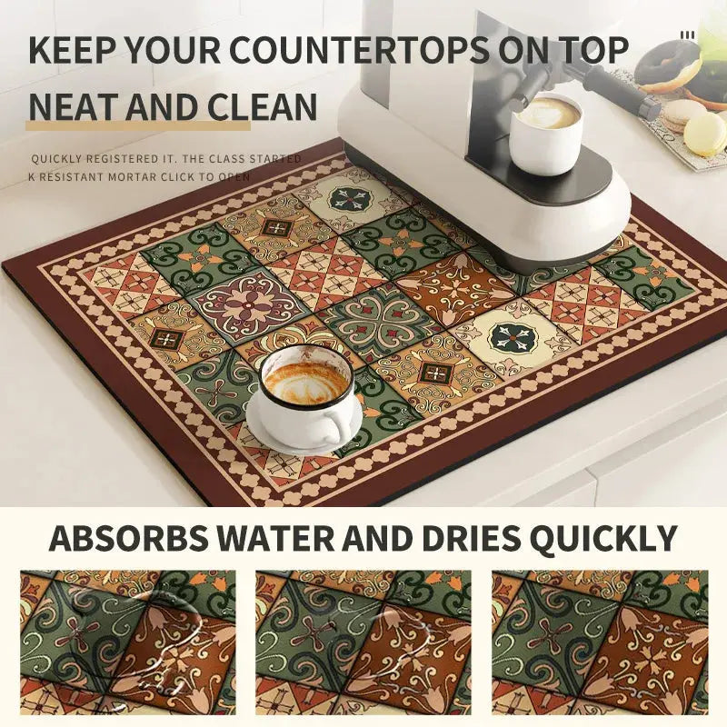 Fenoss® Retro Coffee Mat