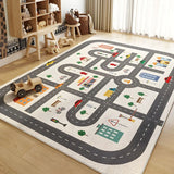 Fenoss® Play Mat Parking Lot Rug