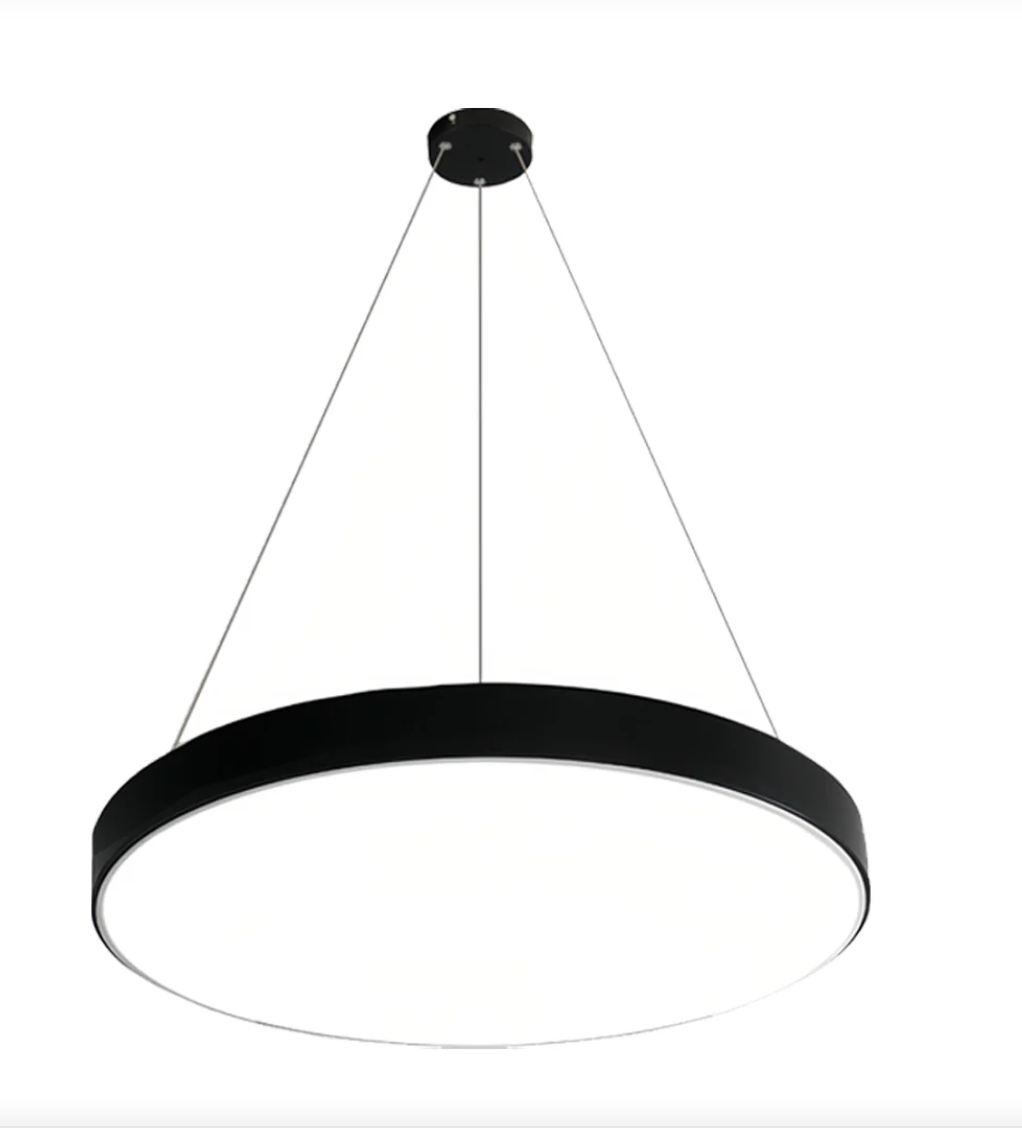 Fenoss LED Ring Pendant Light Modern Hanging Dining Room and Office Chandelier