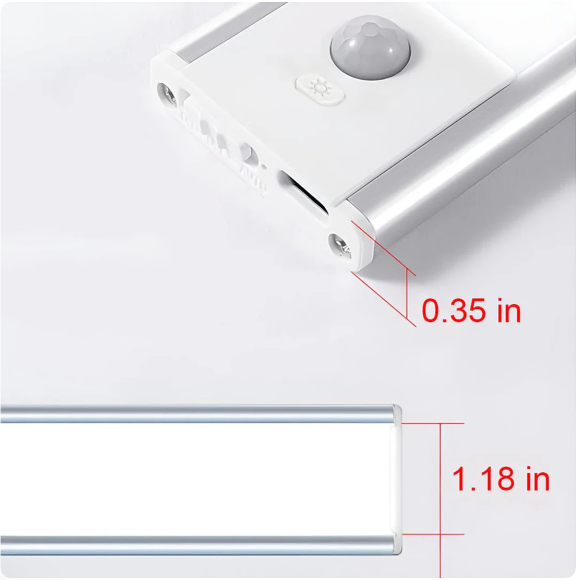 Fenoss Wireless Under Cabinet Light Rechargeable LED Motion Sensor Light