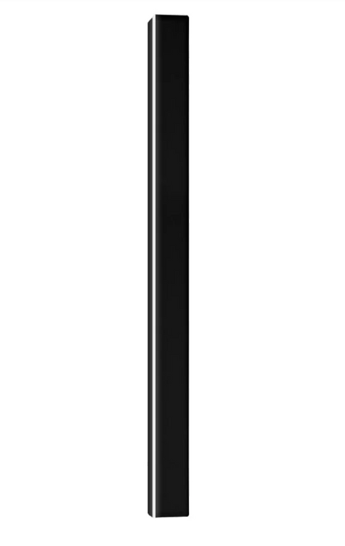 Outdoor Strip Wall Light Black Linear LED Integrated Light