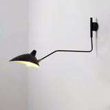 Mid-Century Metal Wall Sconce – Rotating Swing Arm