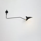 Mid-Century Metal Wall Sconce – Rotating Swing Arm