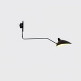 Mid-Century Metal Wall Sconce – Rotating Swing Arm