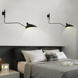 Mid-Century Metal Wall Sconce – Rotating Swing Arm