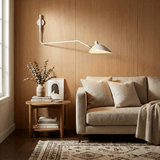 Mid-Century Metal Wall Sconce – Rotating Swing Arm