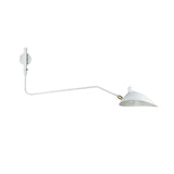 Mid-Century Metal Wall Sconce – Rotating Swing Arm