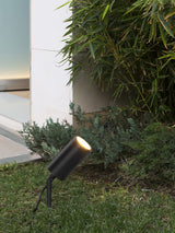 Modern Black Spike Light – Angled Spotlight for Garden