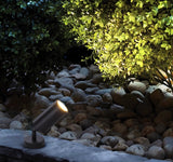 Modern Black Spike Light – Angled Spotlight for Garden