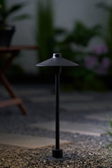 Bayside Modern Black Aluminum Outdoor Light