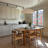 Modern Black Silk Pendant Light – Oval Cloud LED