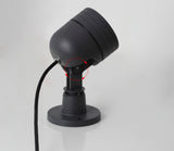 Wharton Industrial Black Stainless Steel Outdoor Spotlight