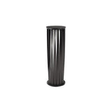 Modern White Post Light – Round Garden Light for Pathway