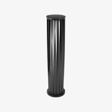 Modern White Post Light – Round Garden Light for Pathway
