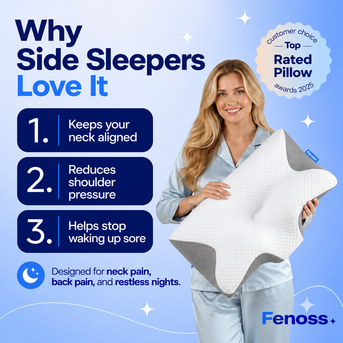 Fenoss® Relief Contour Pillow