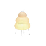 Japandi White Paper Table Lamp – Lantern Shade