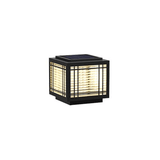 Classic Black Post Light – Solar Deck Light for Yard