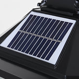 Retro Bronze Aluminum Post Light – Lantern Solar for Gates