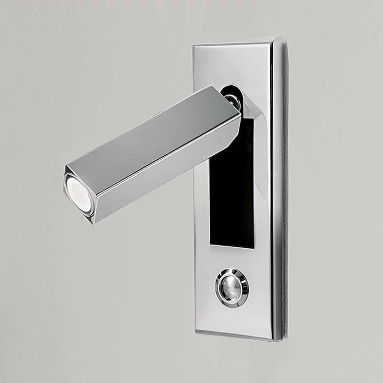 Minimalist Metal Recessed Sconce – Folding Bedside