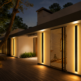 Modern Outdoor Strip Wall Light Linear LED Wall Sconce