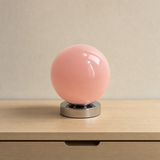 Modern Glossy Globe Bedside Lamp – Sphere Dimmable Light