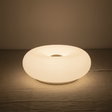 Bauhaus Frosted Resin Table Lamp – Donut Touch Light