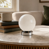 Modern Glossy Globe Bedside Lamp – Sphere Dimmable Light