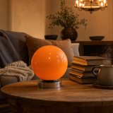 Modern Glossy Globe Bedside Lamp – Sphere Dimmable Light