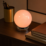 Modern Glossy Globe Bedside Lamp – Sphere Dimmable Light