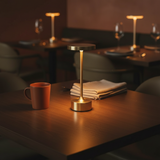 Modern Metal Cordless Table Lamp – Touch Dimmable Light