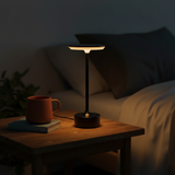 Modern Metal Cordless Table Lamp – Touch Dimmable Light