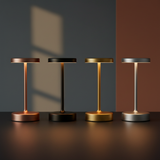 Modern Metal Cordless Table Lamp – Touch Dimmable Light