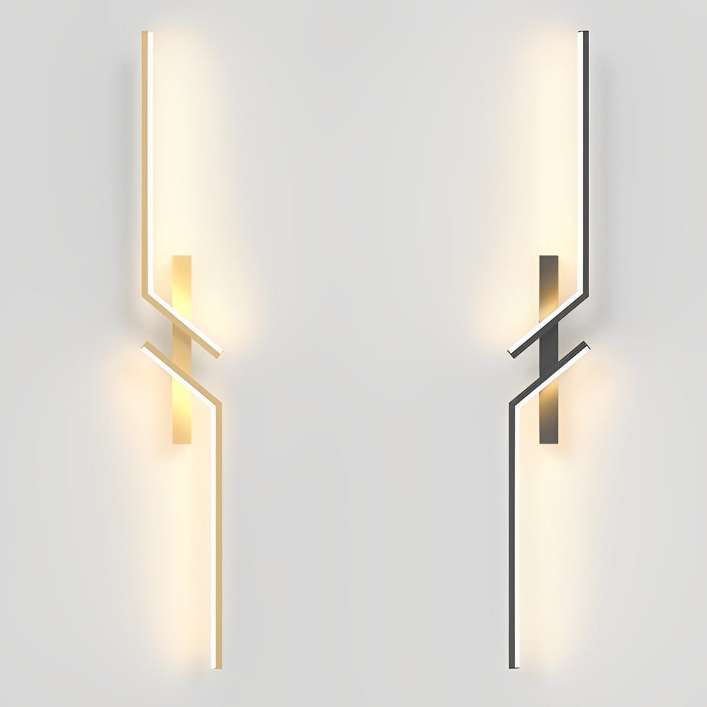 Modern Aluminum Wall Sconce – Geometric LED for Lounges
