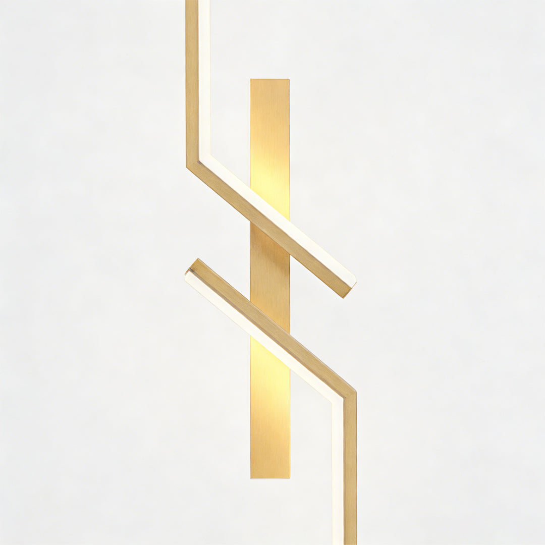 Modern Aluminum Wall Sconce – Geometric LED for Lounges