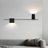 Minimalist Iron Wall Lamp – Square LED for Facades