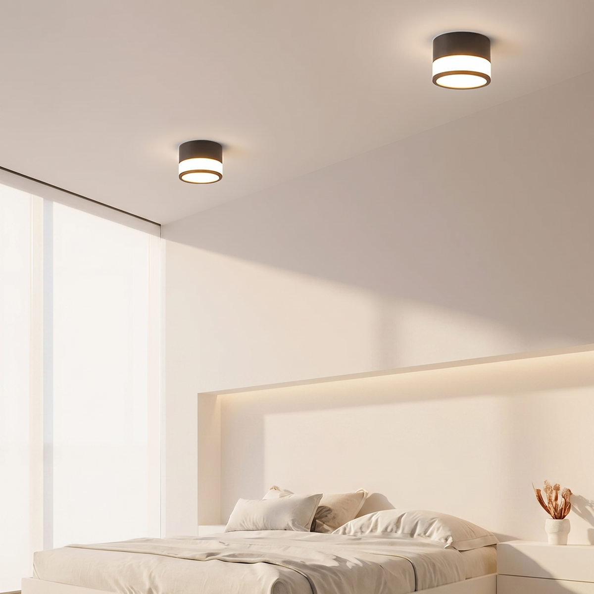 Margaux Round Flush Mount Ceiling Light lifestyle