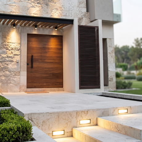 Blanche Recessed LED Step Light lifestyle