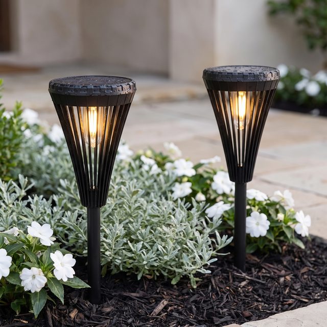 Sidonie Solar LED Pathway Light lifestyle