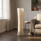 Modern Ribbed Paper Floor Lamp