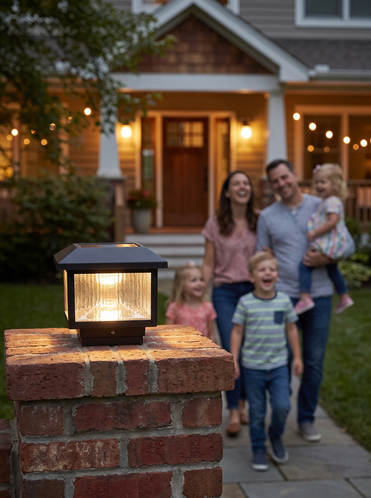 Modern Black Garden Light lifestyle image 1