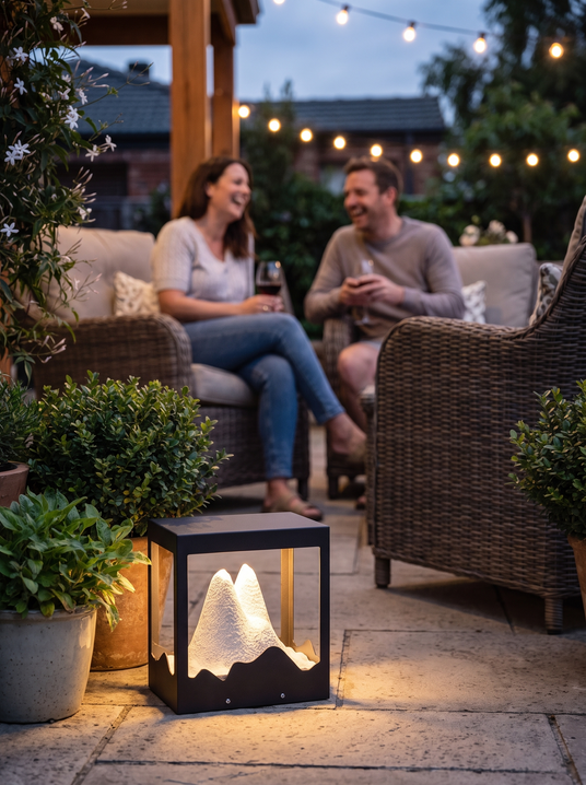 Unique Black Garden Light lifestyle image 2